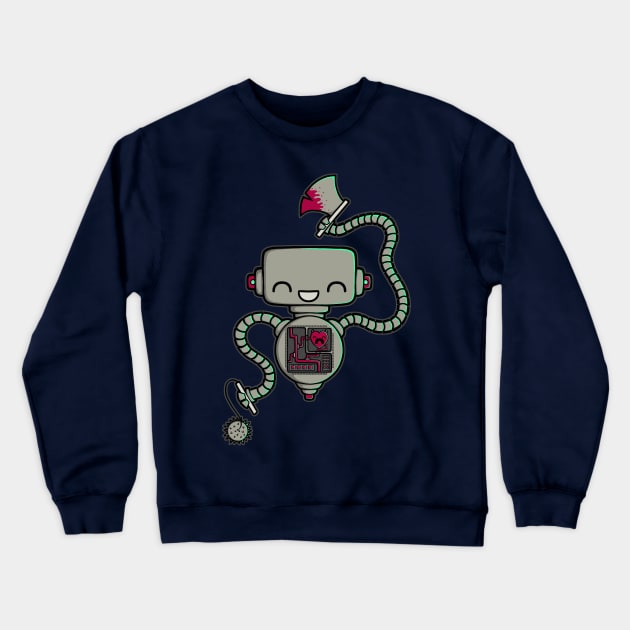 Happy Machine Crewneck Sweatshirt by perdita00